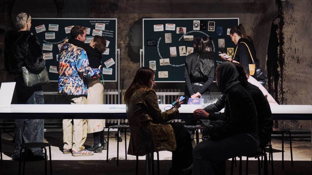 Laure Prouvost, WE FELT A STAR DYING 2025. Installation view at Kraftwerk Berlin.